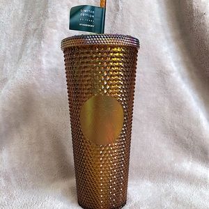 Copper Bling Starbucks Tumbler